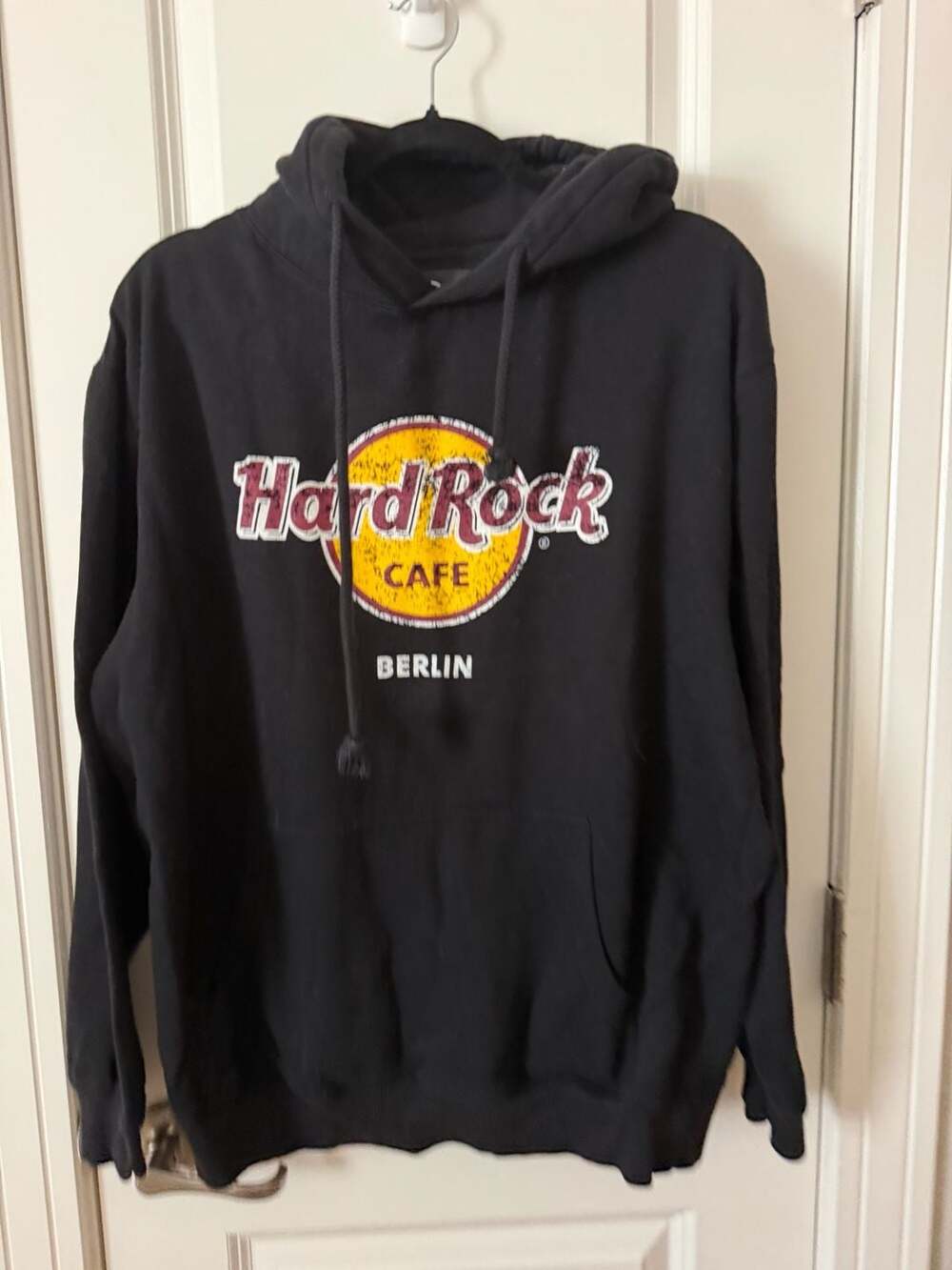 Hard Rock Cafe Berlin Hoodie Size XL Black